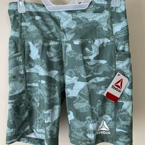 Reebok Fitted high-rise bike short